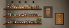 ROGMARS 72 Inches Long Walnut Floating Shelves, Rustic Solid Wood Farmhouse - Image 7
