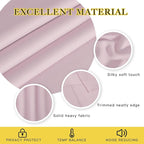 NICETOWN Room Darkening Baby Pink Curtains W100 x L84 - Image 3