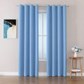 ChrisDowa Room Darkening Curtains 120 Inches Long 2 Panels Set by ChrisDowa