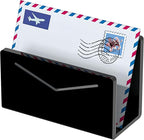 FUCDTEFC Acrylic Mail Holder, Vertical Envelope Mail Holder by FUCDTEFC