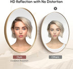 USHOWER Gold Bathroom Mirrors for Over Sink, 30 Inch Circle Mirror - Image 3