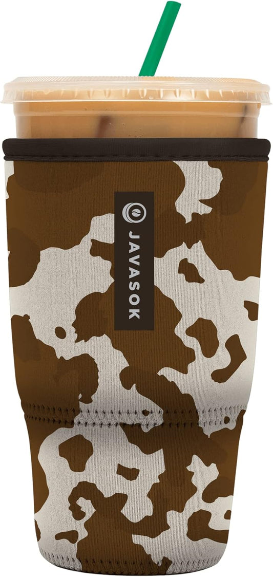 Sok It JavaSok Iced Coffee & Cold Soda Insulated Neoprene Cup Sleeve (Cowgirl, Large: 30-32oz)