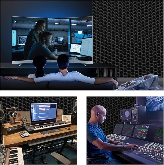 1 Pcs Sound Proof Foam Panels |48"×24"×2" Quick-Recovery Soundproof Wall Panels - Image 6
