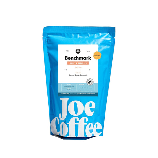 Joe Coffee Company - Benchmark Ground Specialty Coffee, 6 oz Bag | NYC Roaster, Rainforest Alliance Certified, Kosher, Climate-Friendly
