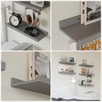 RICHER HOUSE Mounted Shelves for Wall Decor, Modern Picture Ledge Shelf - Image 7