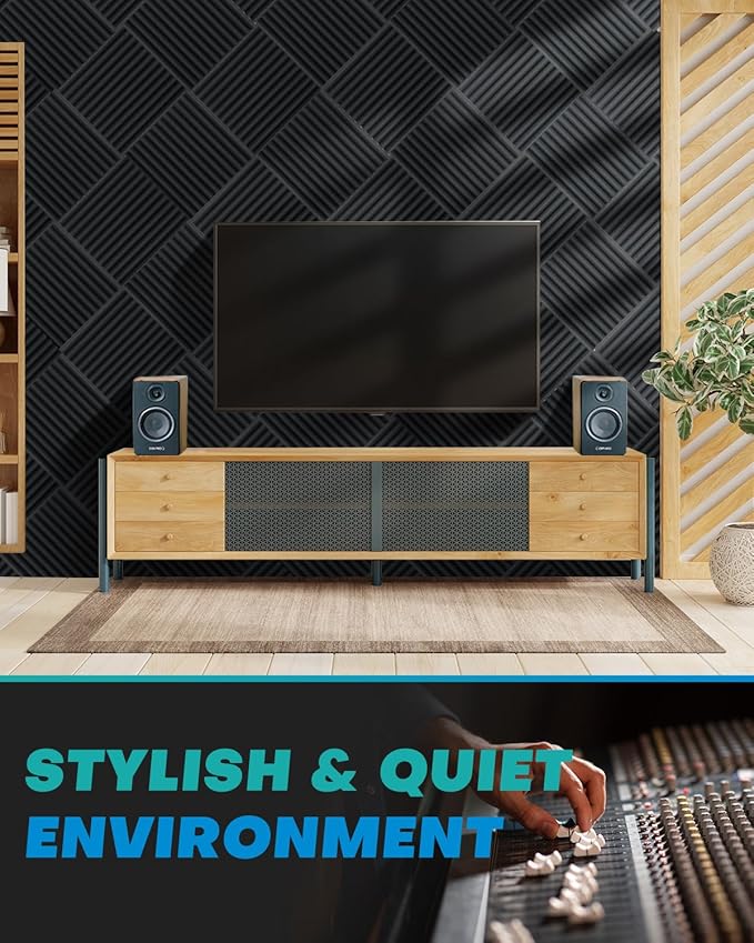48 Pack Sound Proof Foam Panels - Image 5