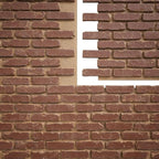 EverStone Aged Brick Faux Brick Panel, 46 7/8"W x 27"H x 1 1/4"D, Cabernet Color - Image 9