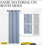 NICETOWN Vintage Blue Blackout Curtains 84 inches Length - Image 5