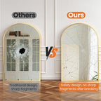 Sweetcrispy 30"x40" Arched Gold Bathroom Mirrors - Image 7