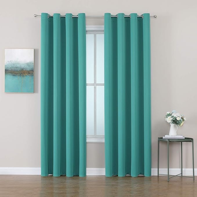 ChrisDowa Room Darkening Curtains 80 Inches Long 2 Panels Set by ChrisDowa
