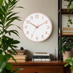 Mosewa Wall Clock 10 Inch, Battery Operated Silent Non-Ticking Modern Analog - Image 2