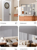 Bumusty Large Cork Board Alternative-48 x 36" Felt Bulletin Board Tiles - Image 5