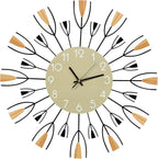 24 Inch Large Modern Wall Clock – Mid Century Sunburst Decorative Silent - Image 8