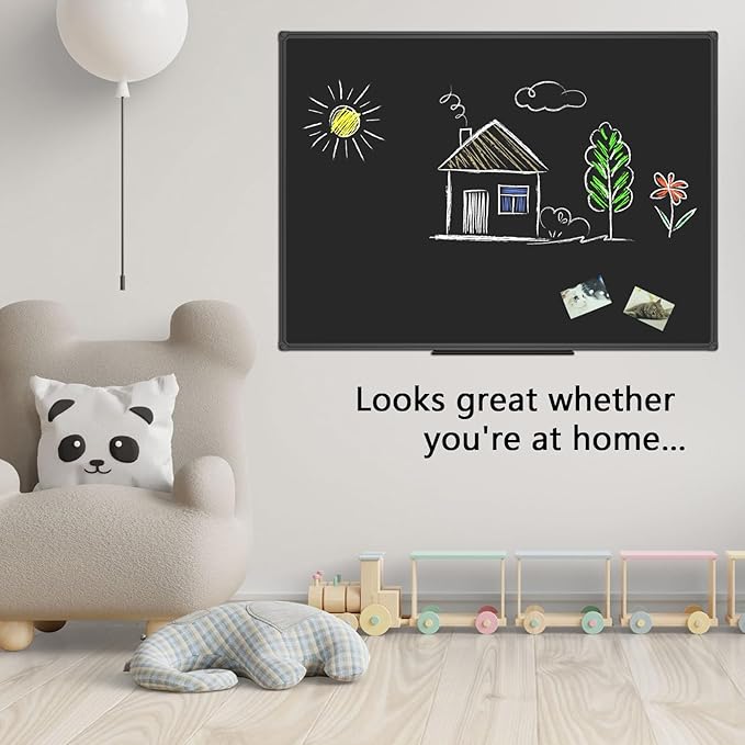 JILoffice Magnetic Chalkboard/Black Board 48 x 36 Inch - Image 5
