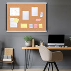 Large Cork Bulletin Board 36" x 48", 4 x 3 Office Board - Image 7