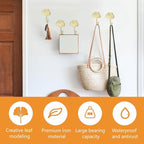 MOROBOR Self-Adhesive Leaves Iron Hook - Image 3