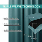 NICETOWN 100% Blackout Short Curtains - Image 6