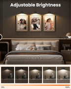 3 Pack Picture Lights for Wall, Wireless 2000mAh Rechargeable Magnetic LED Puck - Image 6