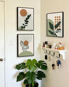 PHOPAGO Boho Plant Wall Art Green Botanical Bohemain Framed Wall Printing - Image 5