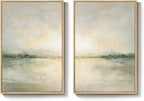 Framed Sage Green Abstract Wall Art - Image 9