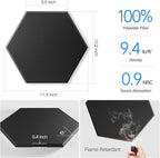 8 Pack Self-Adhesive Acoustic Panels 12" X 10" X 0.4" - Image 3