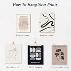 KBKBART Minimalist Boho Wall Art Prints, Eclectic Home Decor - Image 6