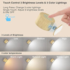 AKSDA Battery Operated Wall Light, LED Wall Sconce - Image 2