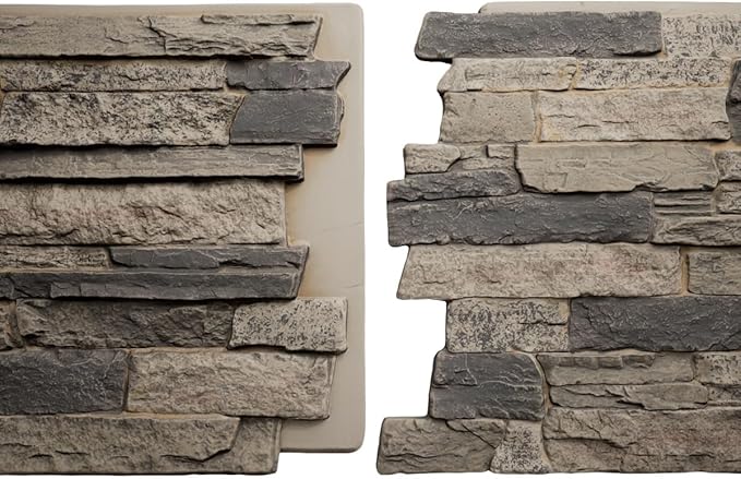 EverStone Acadia Ledge Faux Stone Panel, Urban Color - Image 10