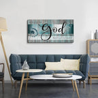 Christian Wall Decor Bible Verse Wall Art Give It to God and Go to Sleep - Image 5