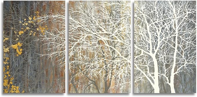 Yihui Arts Brown Canvas Wall Art - Image 3