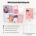 KBKBART Anime Aesthetic Wall Collage Kit, Anime Photo Wall Collage Posters - Image 5