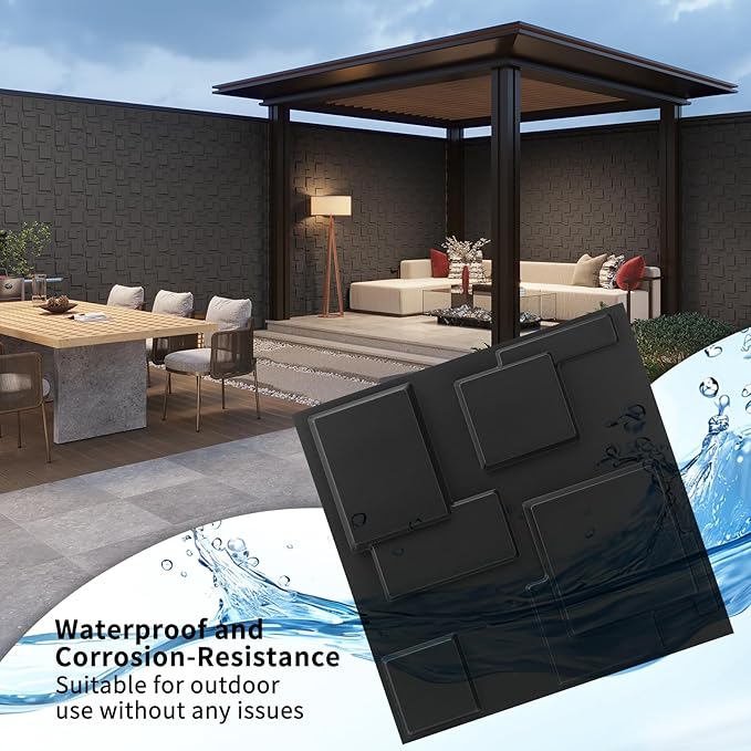 Art3d 100 Pack Decorative 3D Wall Panels, 97 Sq.Feet PVC Interior Wall Décor - Image 5