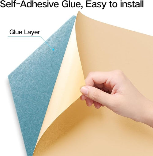 12 Pack Self-adhesive Acoustic Panels 12" X 10" X 0.4" - Image 2