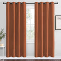 NICETOWN Halloween Burnt Orange Insulated Curtains Blackout Draperies by NICETOWN