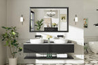 Briivue 55x36 Inch Black Bathroom Mirror - Image 3