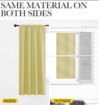 NICETOWN Blackout Curtains for RV Windows, Paler Yellow, 2 Panels, Room - Image 5