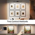 Afyuol Picture Lights for Wall, Battery Operated Picture Light 24in Gallery - Image 6