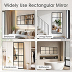 DUMOS Window Pane Mirror, 16x32 Inch Mirrors - Image 5