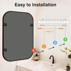 Bathroom Mirror for Wall, HD Reflection Shatterproof Mirror for Living Room - Image 9