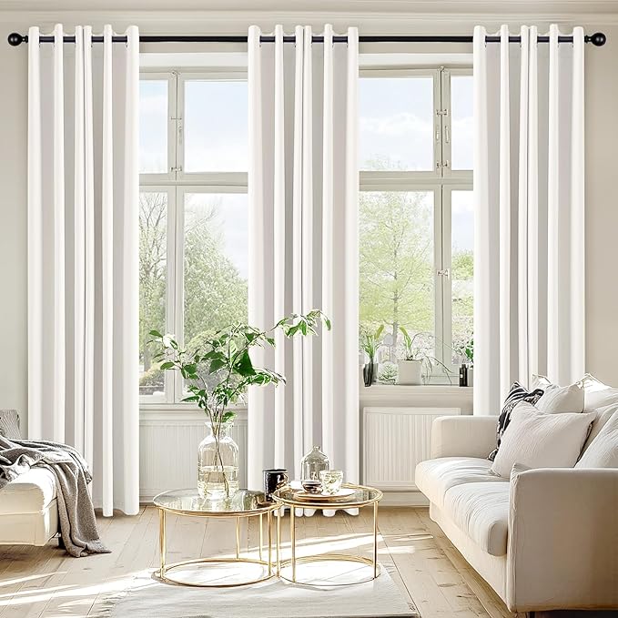 MIULEE Blackout Curtains for Bedroom Living Room 2 Panels, Thermal Insulated - Image 6