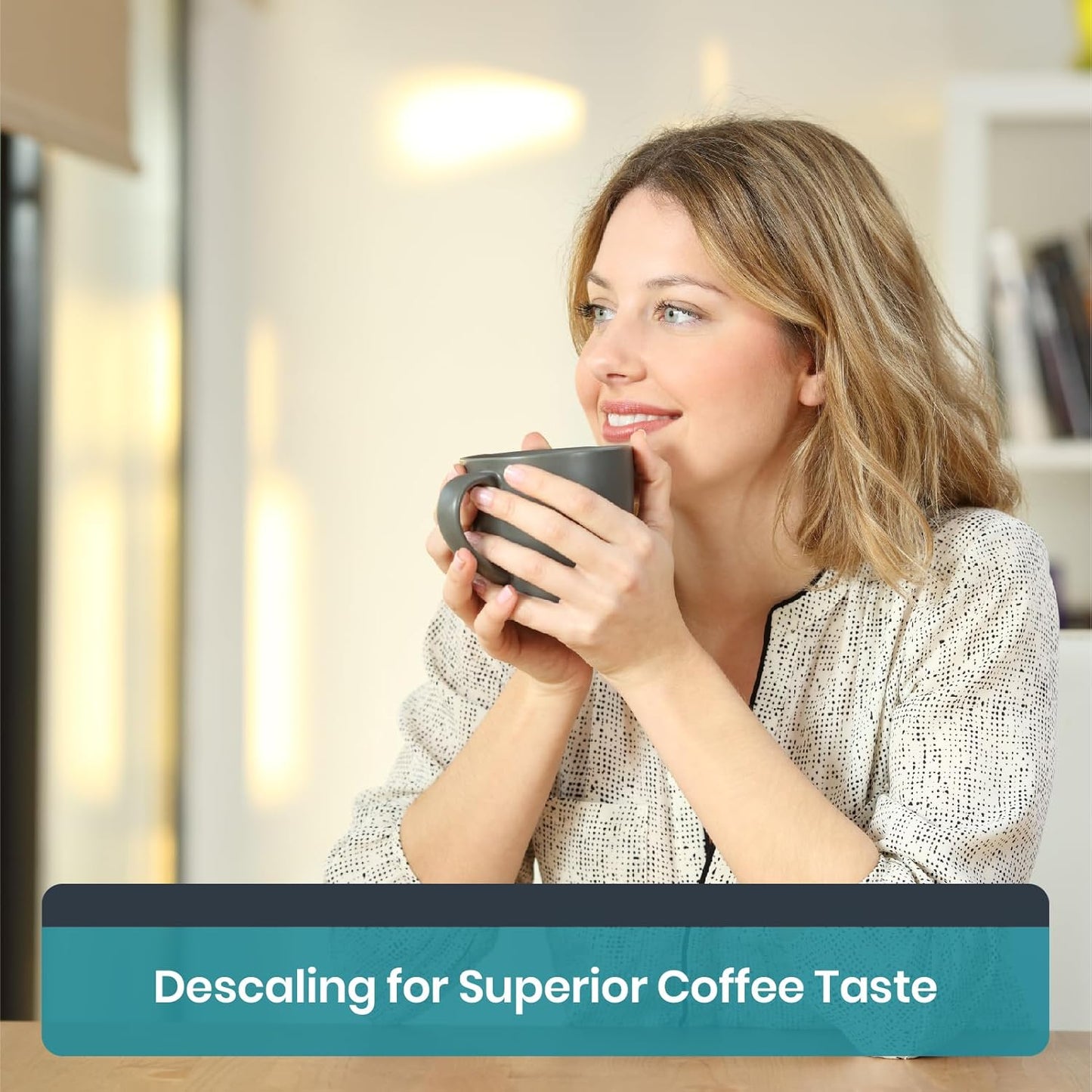 Gevi Household Coffee Maker Cleaner, Espresso Machine Cleaning Powder - 4 Use & Individually Packed for Each Use | Organic Citric Acid Cleaner Compatible with All Major Brands