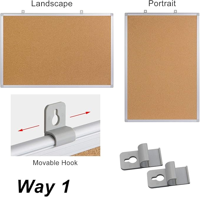 Large Cork Board Bulletin Board 48 x 36, Office Board - Image 6