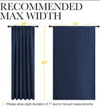 NICETOWN Living Room Curtains, Home Decorations Thermal Insulated Solid Rod - Image 7