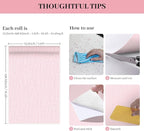 Pink Peel and Stick Wallpaper Textured Contact Paper Removable Wall Paper - Image 9