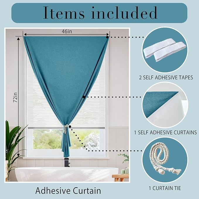 No-Sew 100% Blackout Shade - Image 6