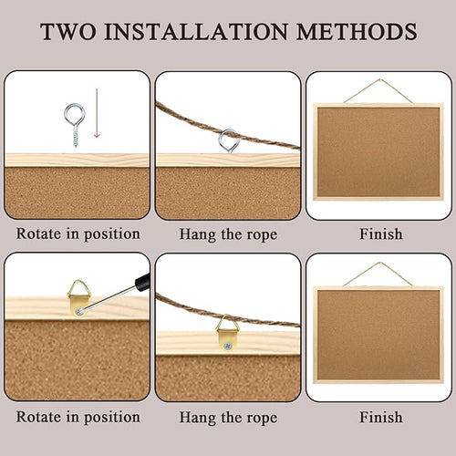 2 Pack Cork Board Bulletin Board, 15.7"X 11.81" inches - Image 2
