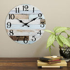 KECYET Wall Clock Battery Operated 16 Inch Silent Non-Ticking Coastal Country - Image 8