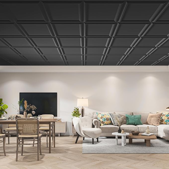 Art3d 36-Pack Drop Relief Ceiling Tiles - Image 7