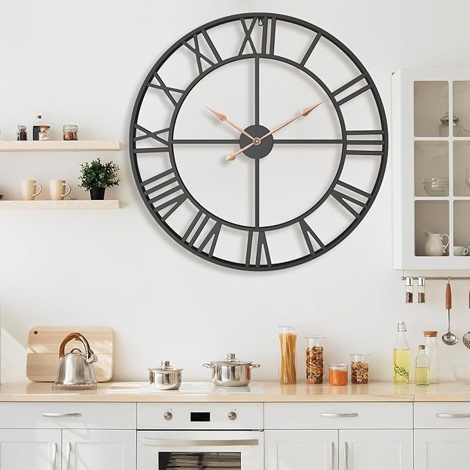 36 Inch Extra Oversized Large Giant Modern Decorative Wall Clock, Vintage - Image 5