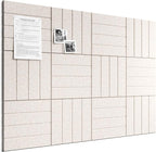 Bumusty Large Cork Board Alternative-48 x 36" Felt Bulletin Board Tiles by BUMUSTY